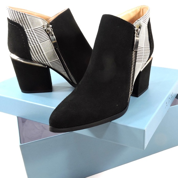 ALESSANDRO DI MARIA 🇮🇹 WOMEN'S BLACK SUEDE COMFORT BOOTIE - Picture 8 of 8